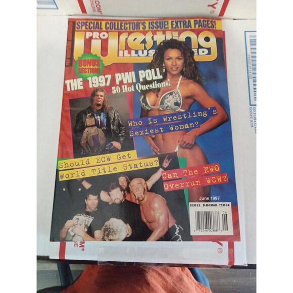 Pro Wrestling Illustrated Magazine June 1997 Cb 49 - Picture 1 of 3